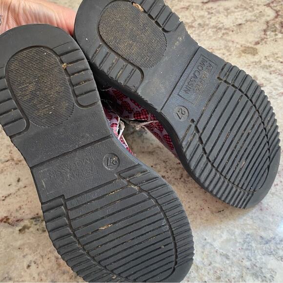 ATLANTA MOCASSIN $149 Kids Gray Heart Boot Portugal EU 27 US 10 Sold Out - Picture 12 of 14